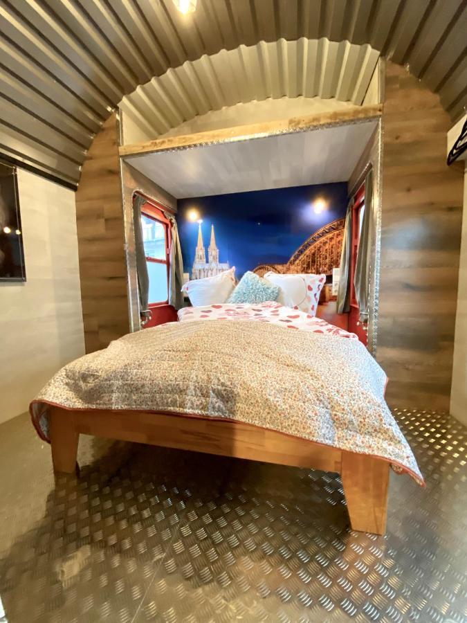 Gleis 2, Waggon Mit Ofen, Optional Mit Whirlpool Und Sauna Dahlem  Εξωτερικό φωτογραφία