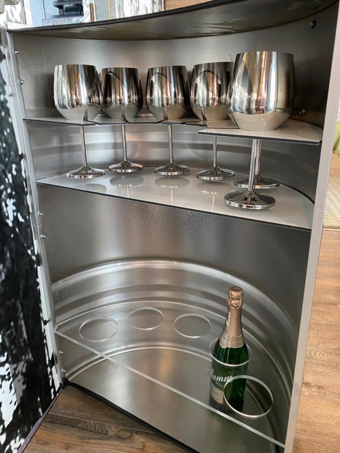 Gleis 2, Waggon Mit Ofen, Optional Mit Whirlpool Und Sauna Dahlem  Εξωτερικό φωτογραφία