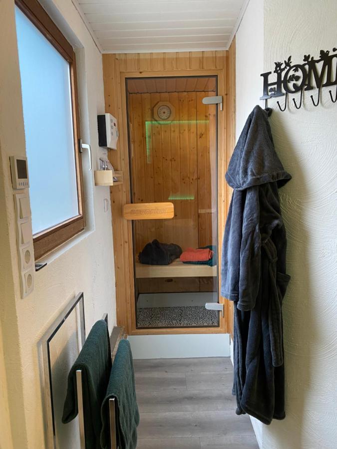 Gleis 2, Waggon Mit Ofen, Optional Mit Whirlpool Und Sauna Dahlem  Εξωτερικό φωτογραφία
